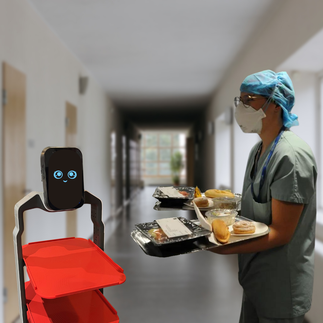 Robot serveur EPHAD sakura france service